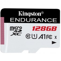 Card memorie Kingston Endurance, MicroSD, 128 GB, Clasa 10